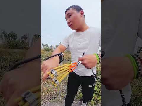 Slingshot 3070 rubber band with strong pulling force#shorts #foryou #outdoor #slingshot