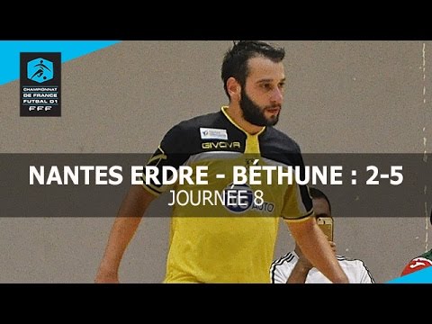 J8 : Nantes Erdre - Béthune Futsal (2-5), le résumé