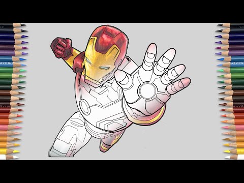IRON-MAN Age of Ultron Coloring Page | Shudder - Royalty - Met You [NCS Release]