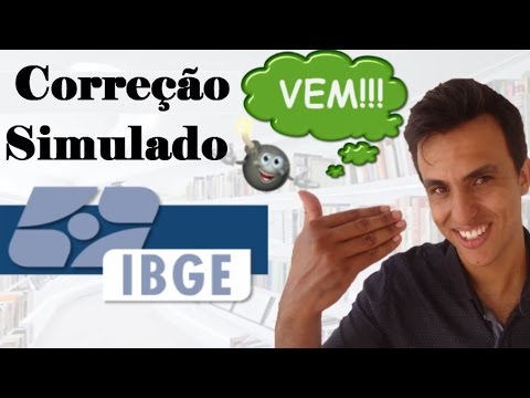 Concurso do IBGE - Correção simulado IBGE