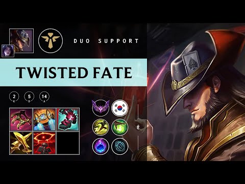 Twisted Fate Support vs Lulu - KR Master Patch 25.24