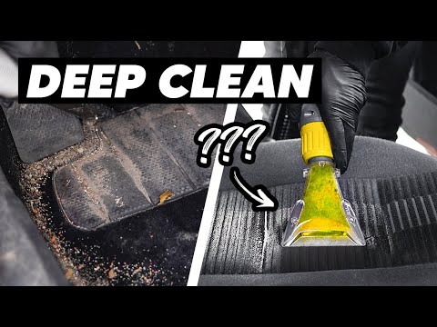 15 Year Old VW Golf Interior DEEP CLEAN - Auto Detailing