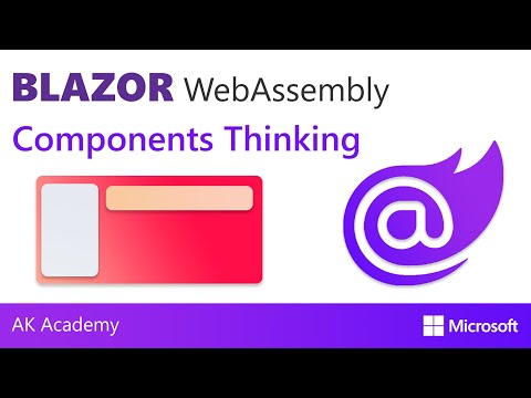 Components thinking structure and communication in Blazor WebAssembly Blazor Topics | AK Academy