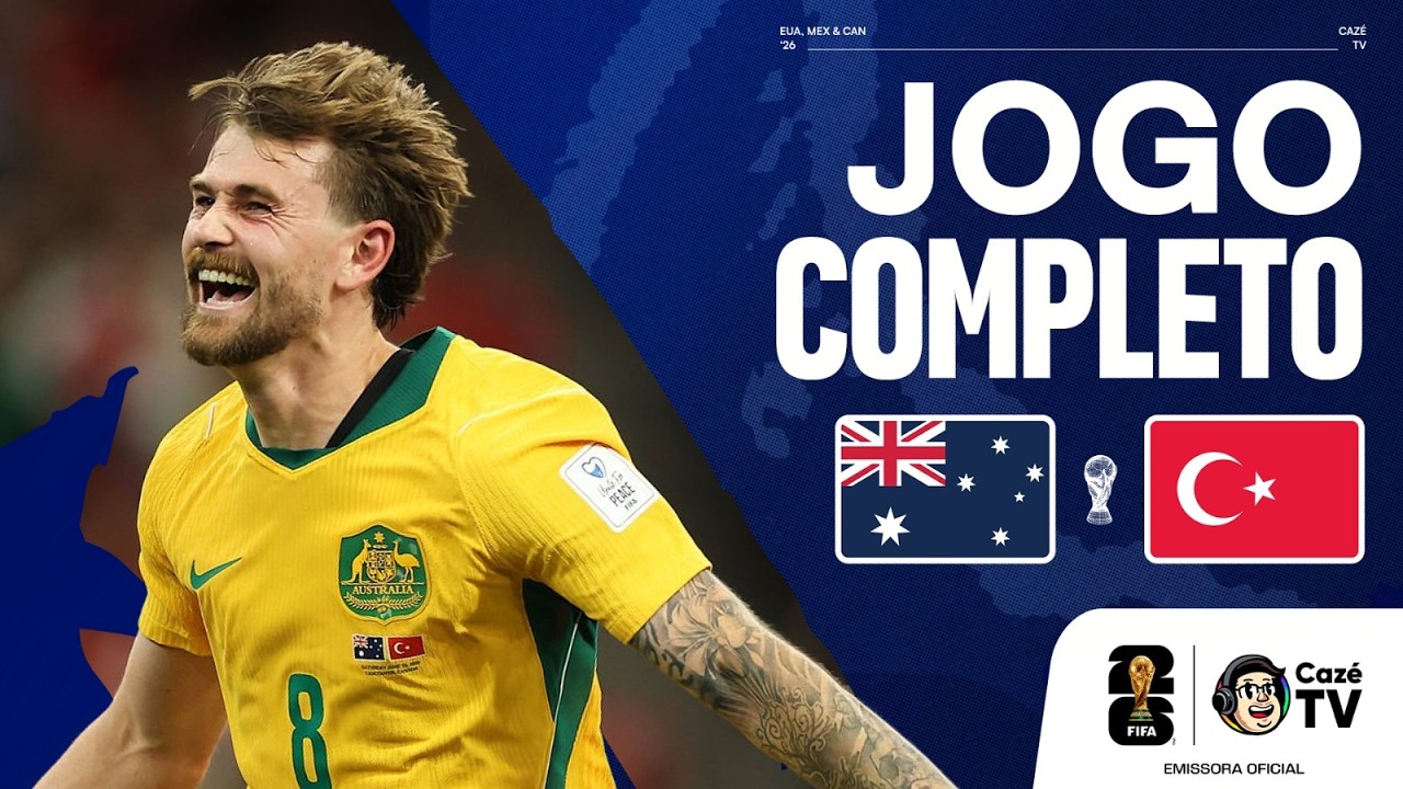 JOGO COMPLETO: AUSTRÁLIA X TURQUIA | COPA DO MUNDO FIFA™ 2026 | 1ª RODADA | FASE DE GRUPOS
