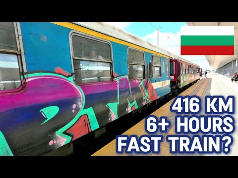 SOFIA to BURGAS by Train in 1st Class with BDZ