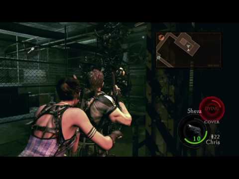 Resident Evil 5 Remastered playthrough pt4 - The BEST AI! Remember This BS Boss??