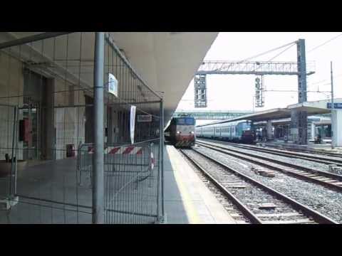 E656.435 sull' EXP 14828 "Pellegrini" Battipaglia - Lourdes, in partenza da Roma Ostiense