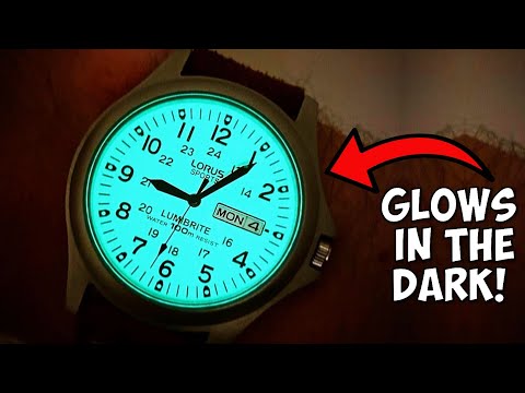 The BEST FIELD WATCH you MUST buy! Unboxing & Review of LORUS Lumibrite!