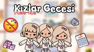 Kızlar gecesi 🎀✨||Uyumak yasak🚫😴||Türkçe🇹🇷🤩|/||Sesli🔊💗#tocaboca #tocaanna