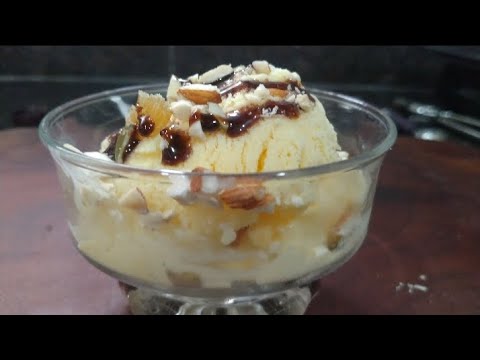 CUSTARD  ICE  CREAM 🍨🍦|SHALINI KANU ☺️#tasty #fluffy creamy
