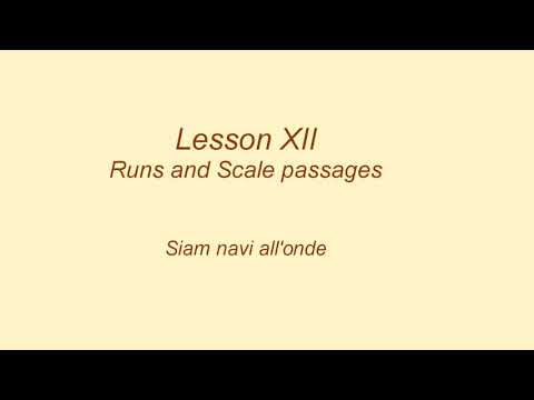 Vaccai Metodo pratico di canto italiano -Lesson XII Runs and scale passages Siam navi (18)