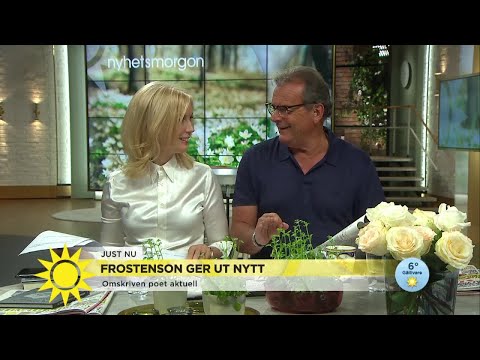 Frostenson ger ut ny poesi – mitt i Akademi-skandalen - Nyhetsmorgon (TV4)