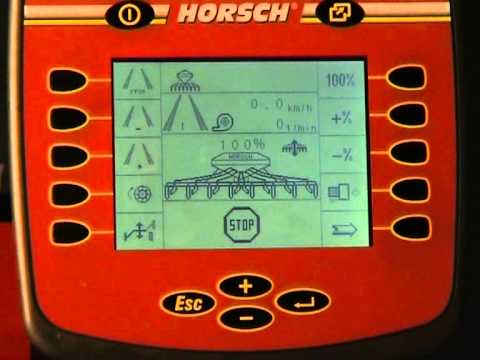 HORSCH DrillManager Abdrehvorgang - Eine HORSCH Sämaschine abdrehen