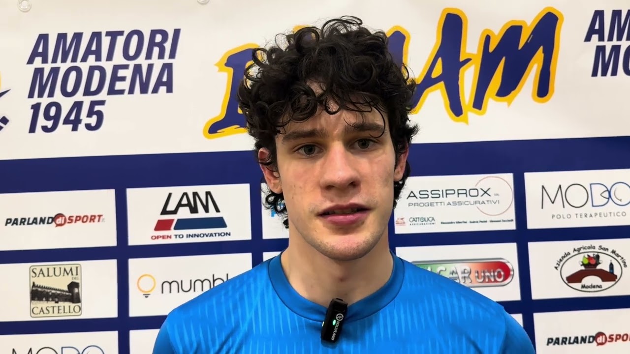Interviste A2 – Gioele Lazzari - Modena vs Trissino (9^ Giornata - Serie A2)