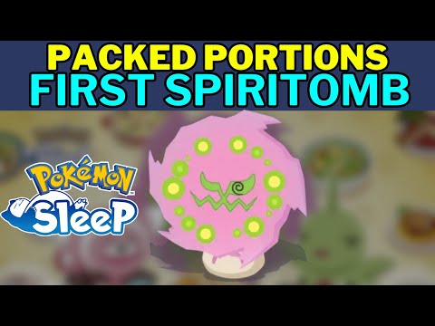 Packed Portions Sleep: 1st Spiritomb Caught #pokemonsleep