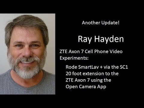 ZTE Axon 7 External Microphone Test using Open Camera