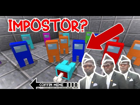 Coffin Meme "Among Us" Edition Part 1 - Minecraft