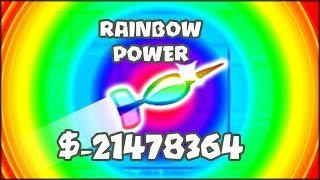 THE MOST POWERFUL DART EVER!! RAINBOW POWERED UPGRADE | Bloons TD Battles Hack/Mod (BTD Battles)