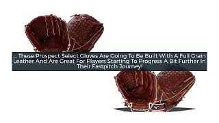 Video thumbnail: Mizuno Prospect Select 12.5" Fastpitch Softball Glove: GPSL1250F4