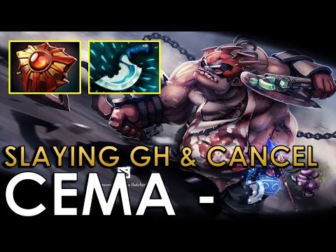 CemaTheSlayer | Destroying GH & Cancel | Pudge | Daily Dota 2 Full Game 7.14