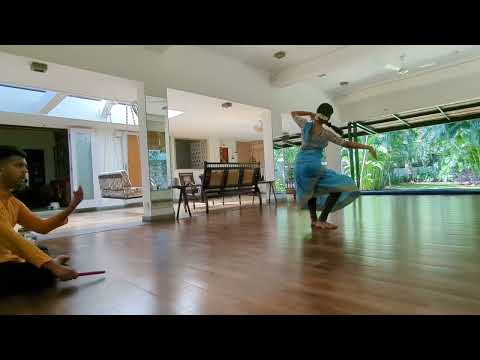 Kuchipudi practice by Archana Raja
