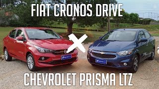 Comparativo: Fiat Cronos Drive x Chevrolet Prisma 