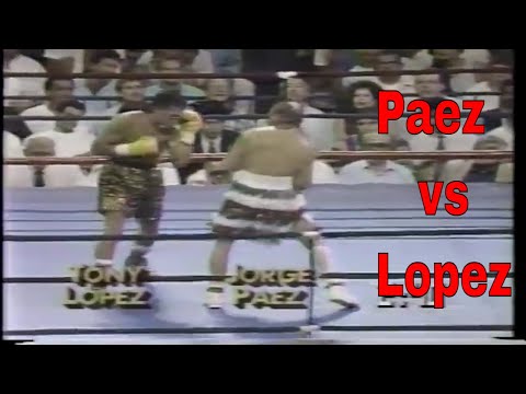 Jorge Paez vs Tony "The Tiger" Lopez