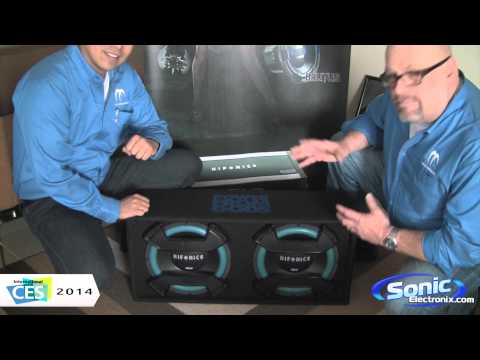 Hifonics HF-210A Dual 10" Powered Sub Box-video