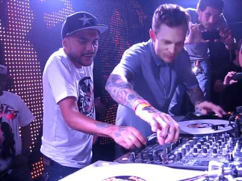 Dj Craze + Klever drunken scratching @ slow roast showcase, miami