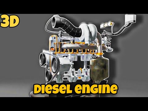 How a Diesel Engine Actually Works (Animation)