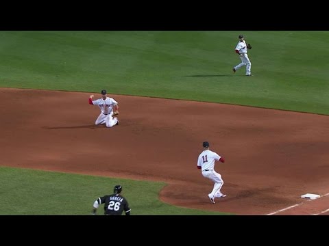 CWS@BOS: Shaw takes a hit from Garcia in the 5th
