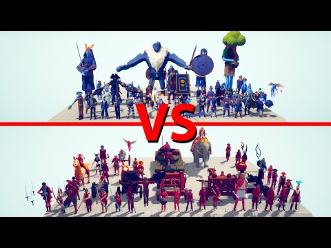 EXTENDED SECRET Team vs RANGED Team - Totally Accurate Battle Simulator TABS