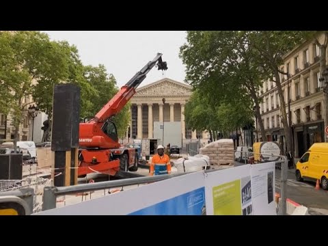 Staub und Stau wegen Klima und Olympia: Paris als Baustelle