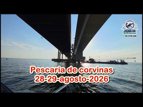 PESCA DE CORVINAS EM BORBOREMA-SP, AGOSTO DE 2026, GUIA DE PESCA E TURISMO JHONATAN DE FRANCISCO