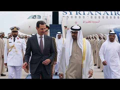 الرئيس السوري بشار الأسد يصل إلى أبوظبي في زيارة رسمية برفقة زوجته