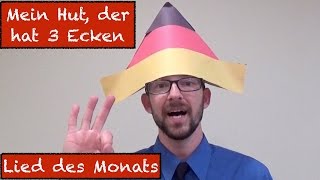 Mein Hut, der hat 3 Ecken - Lied - Deutsch lernen