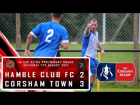 Hamble Club FC 2 V 3 Corsham Town FC - FA Cup Match Highlights