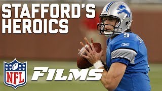 Matthew Stafford Mic&#39;d Up in Game-Winning Heroics vs. Browns (2009) | NFL Films Presents