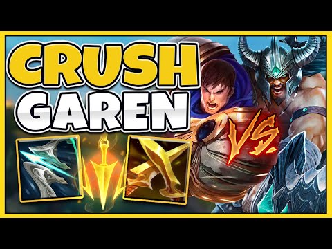 HOW TO MAKE GAREN COMPLETELY USELESS TOP & END IN 15! | Challenger Tryndamere - League of Legends