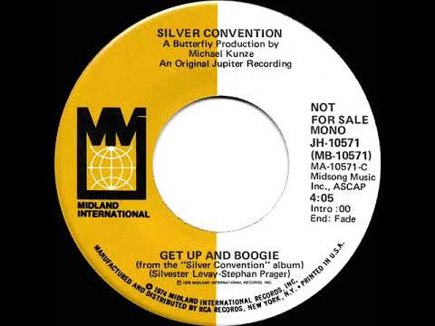 1976 Silver Convention - Get Up And Boogie (mono radio promo 45)