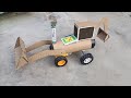 How To Make Matchbox Mini JCB From Home Matchbox JCB Diy Craft Ideas Matchbox JCB Buldozer