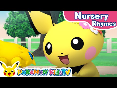 Little Miss Muffet | Nursery Rhyme | Kids Song | Pokémon Kids TV​