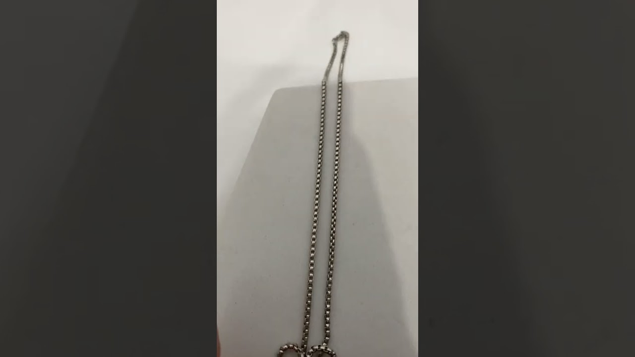 Colar de corrente com pingente Olho Grego banhado em prata