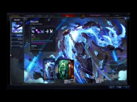 Xerath New Splash Art Spotlight!