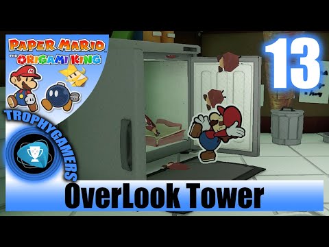 Paper Mario The Origami King - Go to & Explore OverLook Tower Gameplay Walkthrough Part 13