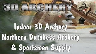 preview picture of video '3D Archery Shoot - Indoors at the Northern Dutchess Archery & Sporstman Supply'