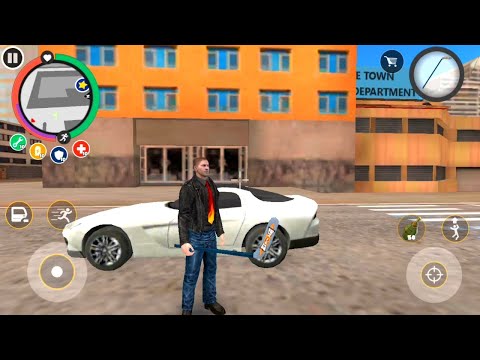 Rope Hero Vice Town | Stone Find Monster Truck With White Car | Transformer Jet Airplane Vs Zombie