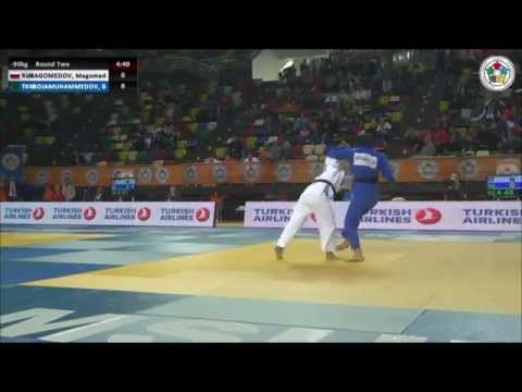 Magomed MAGOMEDOV (RUS) Vs Batyr HOJAMUHAMMEDOV (TKM) - Judo Grand Prix Samsun 2014 [-90kg]