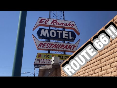 ROUTE 66 WALKING TOUR through HOLBROOK ARIZONA!!