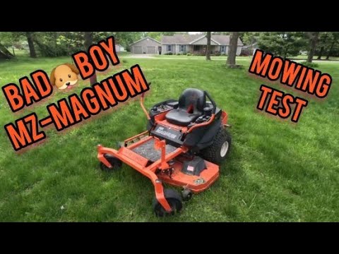 How does the Bad Boy MZ Magnum 54 inch actually mow?